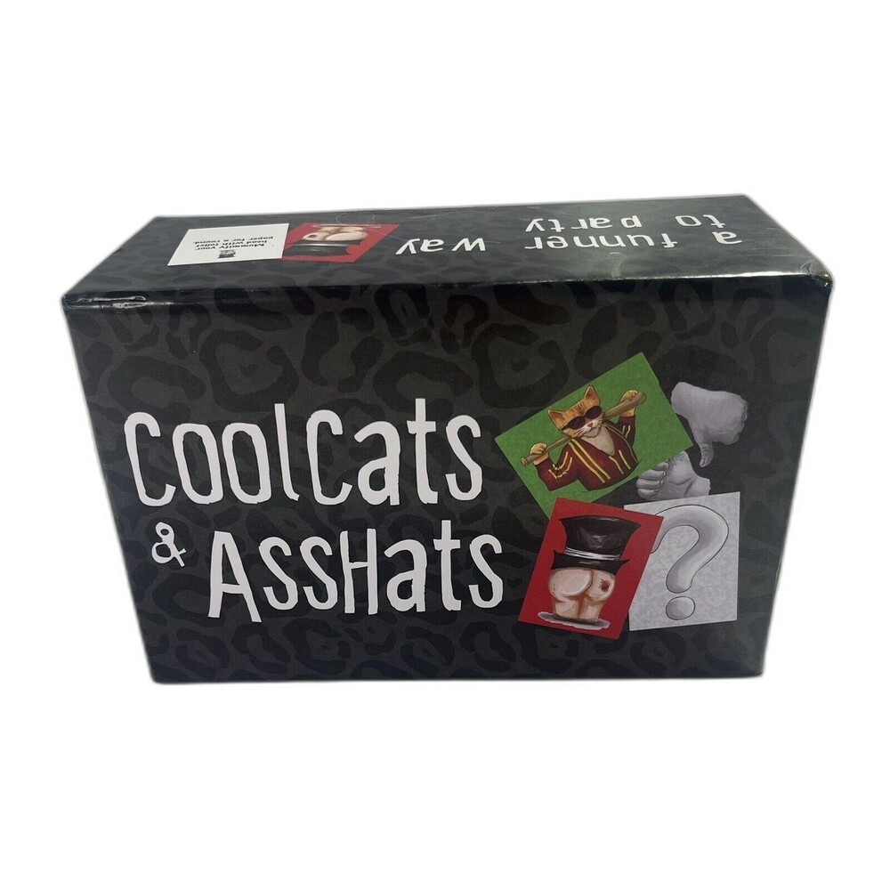 Cool Cats & AssHats Funny Adult Party Game Drinking Party Game Complete